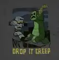 Official artwork "Drop it Creep" for merchandise made by JINX.