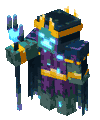 Drowned Necromancer UsedIdle (Dungeons).gif: Infobox image for Drowned Necromancer the dungeons entity in Minecraft