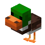 Duck Idle.gif: Infobox image for Duck the dungeons entity in Minecraft