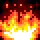 DungeonsEffectSprite burning.png: Sprite image for burning in Minecraft