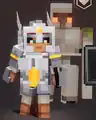 Early iron golem teaser in the gameplay reveal trailer.
