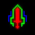 The shine pattern for Dynamo's melee enchantment icon.