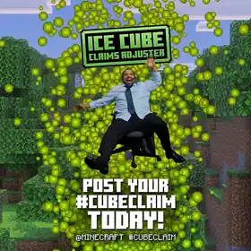 EXP_Throne.png: Infobox image for Ice Cube Claims Adjuster the video in Minecraft