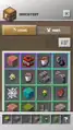 Items inventory tab