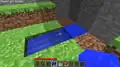 A water spawner. It could be held in the inventory by inventory editing.