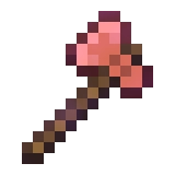 Enchanted Copper Axe.webp: Infobox image for Axe the item in Minecraft