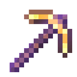 Enchanted Golden Pickaxe.gif: Infobox image for Pickaxe the item in Minecraft