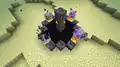 Using End crystals to respawn the ender dragon.