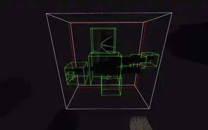 Ender dragon has nine distinct hitboxes.