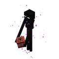 Old enderman holding TNT