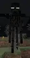 A green-eyed enderman from the Adventure Update trailer