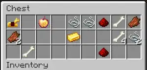 An enchanted golden apple found in a monster room chest.