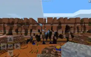 Mesa section of the Far Lands.