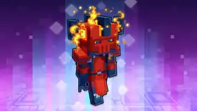 Fireforged Hero Screenshot MCL.png: Infobox image for Fireforged Hero the legends skin in Minecraft
