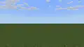 The thumbnail for the "Overworld" preset in Bedrock Edition.