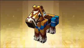 Floof and Iron Horse Screenshot MCL.png: Infobox image for Floof and Iron Horse the legends skin in Minecraft
