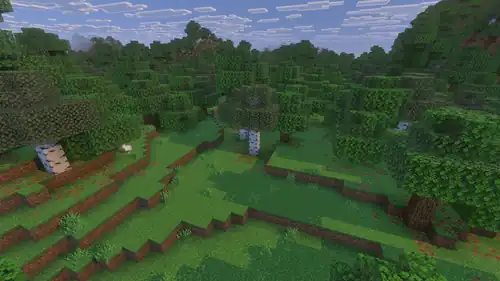 Forest Vibrant Visuals.png: Infobox image for Forest the biome in Minecraft