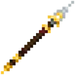 Fortune Spear gear.png: Infobox image for Fortune Spear the dungeons item in Minecraft