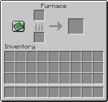 The Java Edition GUI for the furnace