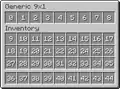 Generic 9x1 slots