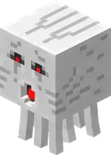 StoryModeGhastShooting.png: Infobox image for Ghast the story mode mob in Minecraft
