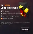 Ghost kindler within the inventory.