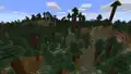 A giant tree taiga hills single biome world.