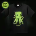 A glow-in-the-dark glow squid shirt