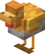 Gold Crested Chicken Blink.png: Infobox image for Gold Crested Chicken the entity in Minecraft