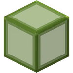 Hardened Green Stained Glass.png: Infobox image for Hardened Stained Glass the block in Minecraft