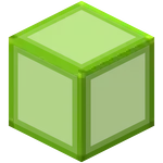 Hardened Lime Stained Glass.png: Infobox image for Hardened Stained Glass the block in Minecraft