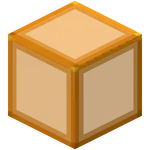 Hardened Orange Stained Glass.png: Infobox image for Hardened Stained Glass the block in Minecraft