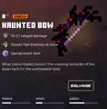 Haunted bow within the inventory.
