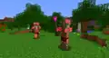 Zombie pigmen wielding heart-shaped swords.