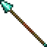 Held Diamond Spear.png: Infobox image for Spear the item in Minecraft