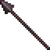Held Netherite Spear.png: Infobox image for Spear the item in Minecraft