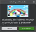 A notification that prompts players to purchase the Hello Kitty and Friends map