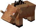 A showcase of the hoglin walking during Minecraft Live.