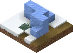 Ice Pile.png: Infobox image for Pile the structure in Minecraft