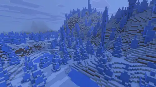 Ice Spikes Vibrant Visuals.png: Infobox image for Ice Spikes the biome in Minecraft