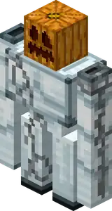 The Icy Golem, a unique variation of a snow golem featured in Minecraft Story Mode.