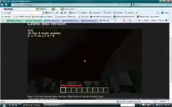 The Minecraft webpage with this version.