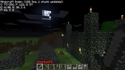 The night sky in this version.