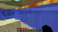 A screenshot showing the water texture bug.
