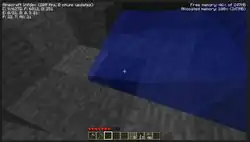 Water flowing into a hole.