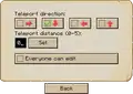 Settings GUI of an information block (when opened by a teacher.)