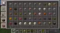 Pocket Edition Creative Inventory from Alpha 0.8.0 to 0.13.2.