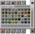 The Creative inventory before Java Edition 1.12 Saved Toolbars were added.