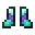 Invicon Amethyst Trim Diamond Boots.png: Inventory sprite for Amethyst Trim Diamond Boots in Minecraft as shown in-game linking to Amethyst Trim Diamond Boots with description: Diamond Boots Upgrade: &nbsp;Armor Trim &nbsp;Amethyst Material When on Feet: +3 Armor +2 Armor Toughness