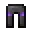 Invicon Amethyst Trim Netherite Leggings.png: Inventory sprite for Amethyst Trim Netherite Leggings in Minecraft as shown in-game linking to Amethyst Trim Netherite Leggings with description: Netherite Leggings Upgrade: &nbsp;Armor Trim &nbsp;Amethyst Material When on Legs: +6 Armor +3 Armor Toughness +1 Knockback Resistance